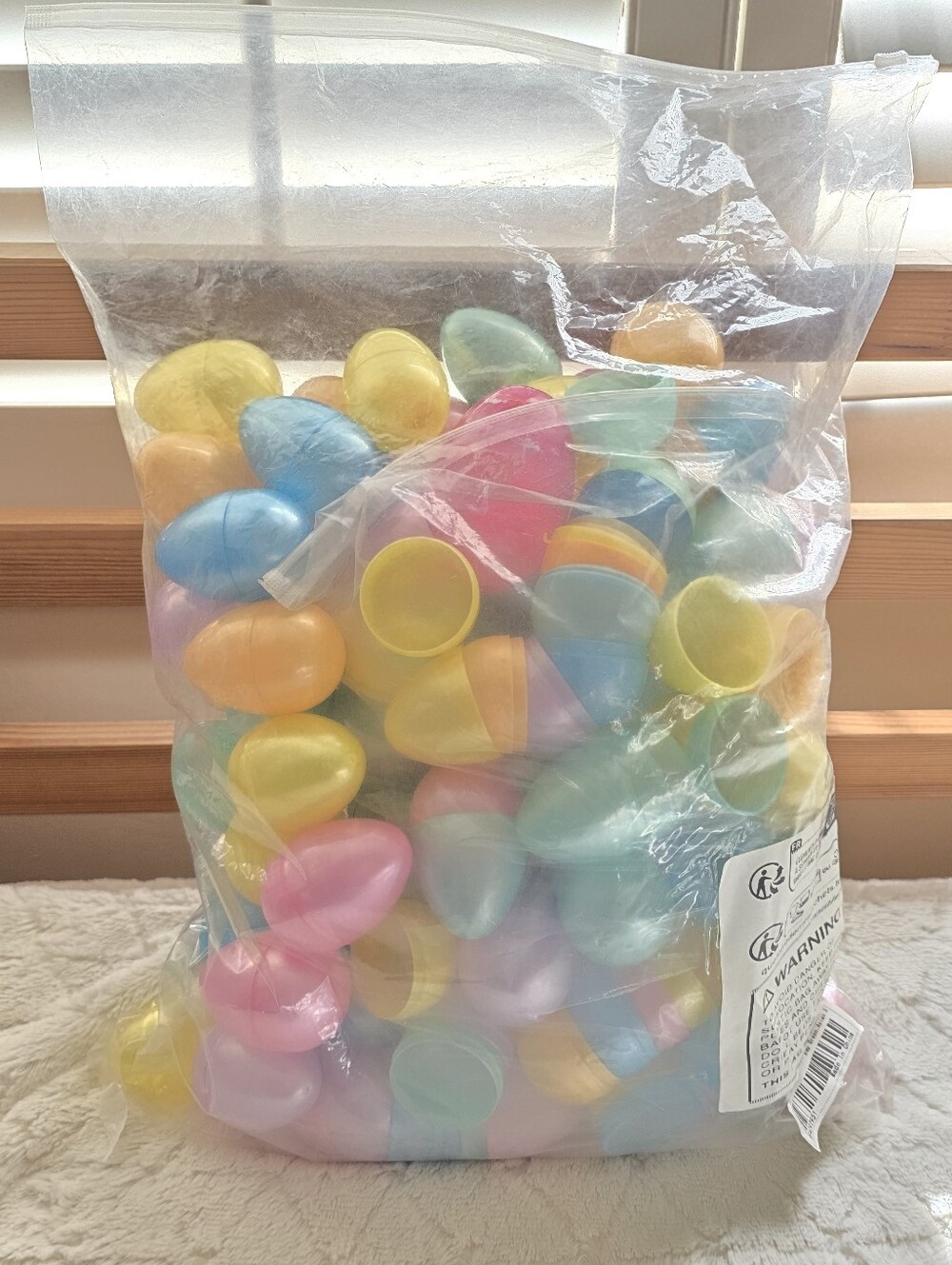 Bulk Pastel Plastic Easter Eggs - Assorted Colors